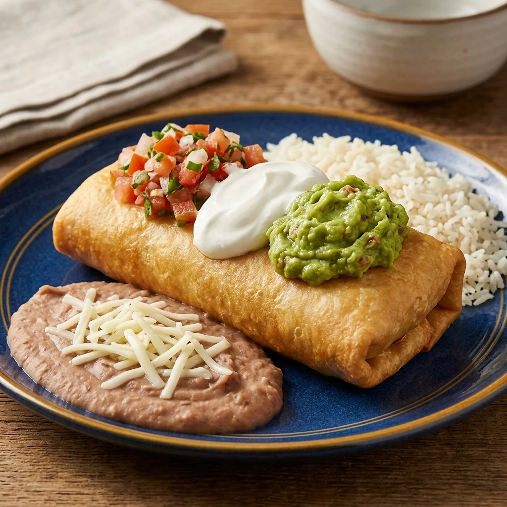 Chimichangas from Habaneros Mexican Grill - Mexican food delivery to Devon, Leduc, AB